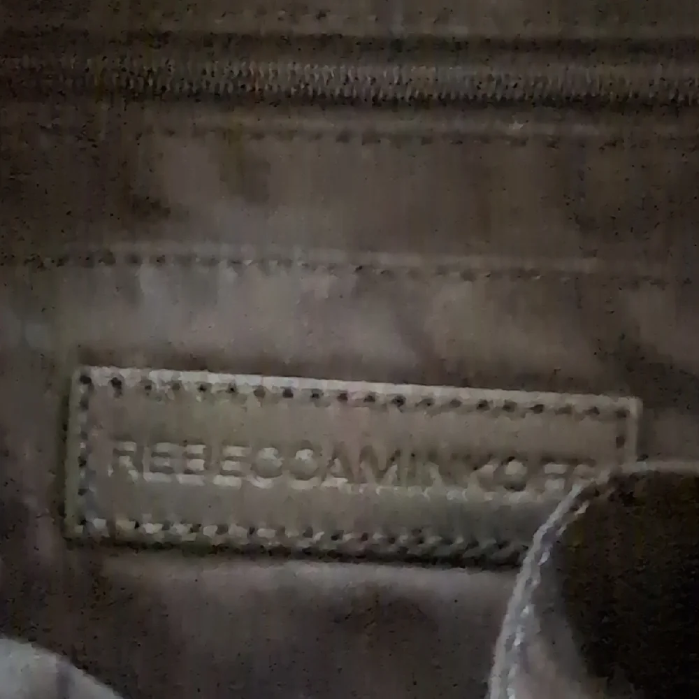 Rebecca Minkoff Black Leather Tote Handbag with Fringe - Picture 6 of 8